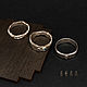 Silver triple ring. Rings. BOR.N | avtorskoe serebro. Online shopping on My Livemaster.  Фото №2