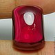 Ruby 
Вес: 35.68 ct
Размер: 20.7x14.6x9.2 мм
Форма:  Cabochon
Группа обработки: Б
Доп. обработка: Radiated
Цвет: Red
Чистота: IF 
Регион: Brazil