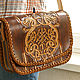 Celtic coat of arms leather bag-Large. Classic Bag. schwanzchen. My Livemaster. Фото №5