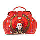 Middle bag ' Red Queen'. Valise. Pelle Volare. Online shopping on My Livemaster.  Фото №2