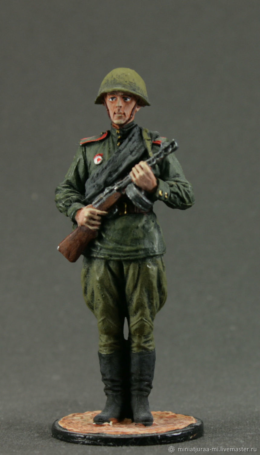 Mountain Troops Red Army Soviet Tin Soldiers 54mm 1/32 