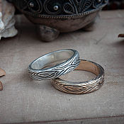 Украшения handmade. Livemaster - original item Dark wood ring. Dark Souls.  Dark soul. bronze silver. Handmade.