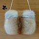 Fur Muff bag made from fur red Fox. Stylish ladies accessory. Clutch. Mishan (mishan). My Livemaster. Фото №6