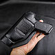 Заказать Кобура Glock 17 авторской работы в винтажном стиле. AceLeather.ART. Ярмарка Мастеров. . Подарки для охотников и рыболовов Фото №3