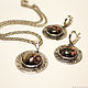 Kit with rodonite. Jewelry Sets. Lidiajewelry. Online shopping on My Livemaster.  Фото №2