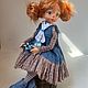 Кукла ручной работы. Будуарная кукла. Рыбачка Соня. Интерьерная кукла. Larsen.dolls. Ярмарка Мастеров.  Фото №6