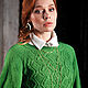 GREEN LUX jumper handmade. Sweaters. BRAGUTSA. My Livemaster. Фото №4
