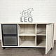 Тумба под тв на колёсиках лофт LF-851. Тумбы. Leo-loft. Ярмарка Мастеров.  Фото №4