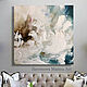 Order Painting in a modern interior with a peony. Delicate abstract peony. Zabaikalie. Livemaster. . Pictures Фото №3