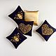 Sachet with embroidery 'Golden bee', Aromatic sachets, Moscow,  Фото №1