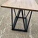 Подстолье металлическое для стола. Кухонная мебель. Hardwood. Ярмарка Мастеров.  Фото №5