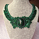 Necklace with malachite, Necklace, Moscow,  Фото №1