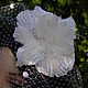 Wedding veil with fancy flower. Veil hat. Novozhilova Hats. Online shopping on My Livemaster.  Фото №2
