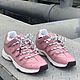 Sneakers for women, ostrich leather, in pink, Sneakers, St. Petersburg,  Фото №1