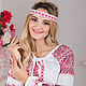 Order Slavic linen dress Belyan Russian. ivankaclub (ivankaclub). Livemaster. . Folk dresses Фото №3