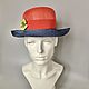 Two-tone hat with a neck. Hats1. irina-popilova. Online shopping on My Livemaster.  Фото №2