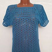 Одежда handmade. Livemaster - original item Vitalina Knitted Top. Handmade.