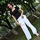 Light summer trousers 'fly' cotton. Pants. ALISA. Online shopping on My Livemaster.  Фото №2