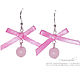 Earrings with bows. Earrings. Himawari shop. Online shopping on My Livemaster.  Фото №2