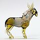 Interior figurine made of colored glass Donkey Ivanovich. Figurines. In Glass. Online shopping on My Livemaster.  Фото №2
