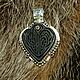 Talisman 'Heart ties'. Silver,gold,shungite,garnet. Pendant. BuffSilverArt (buffsilverart). My Livemaster. Фото №5