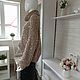 Джемпер со съемным хомутом из кидмохера с пайетками. Джемперы. Knitting by Natali. Ярмарка Мастеров.  Фото №10