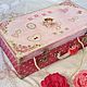 'Pink miracle' suitcase for girls. Suitcase. Domovenok Kuzya. Online shopping on My Livemaster.  Фото №2