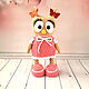 Knitted toy Owl in a dress, Stuffed Toys, Omsk,  Фото №1