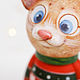 Ёлочная игрушка котик. Елочные игрушки. Необычные Ёлочные Игрушки. Ярмарка Мастеров.  Фото №4