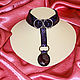 Choker collar leather Tara. Leather necklace. Necklace. okuznecova. My Livemaster. Фото №4