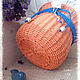 Корзина плетеная 'Orange'. Корзины. Любовь PaperTwigBoutique. Ярмарка Мастеров.  Фото №6