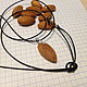 Order Wooden pendant "almond". Woollywood_woodcarving. Livemaster. . Pendants Фото №3