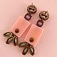 JCREW. Серьги-пусеты. Don’t forget the brooch ❗️. Ярмарка Мастеров.  Фото №5