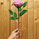 Цветы роза розовая из бисера. Цветы. FlowerBeads. Ярмарка Мастеров.  Фото №4