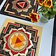  Янтра Дурга / Durga Yantra 50х50 см. Янтра. CaLendula Art | Янтры. Ярмарка Мастеров.  Фото №5