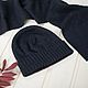Order Men's hat/scarf set. Olivka_cloth. Livemaster. . Caps Фото №3