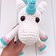 Игрушка Единорожка. Мягкие игрушки. Ирина Кислицына (crochet-irina). Ярмарка Мастеров.  Фото №5