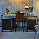 Стол письменный AVIATOR. Столы. BULL WULL FURNITURE. Интернет-магазин Ярмарка Мастеров.  Фото №2