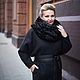 Пальто оверсайз для полных из Итальянской шерсти «BLAK», Пальто, Москва,  Фото №1