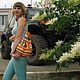Сумка вязаная  "Яркое лето", Классическая сумка, Владивосток,  Фото №1