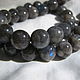Labradorite beads 10mm, smooth ball, Beads1, Dolgoprudny,  Фото №1