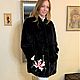 Fur bomber jacket with inlay, Bombers, Solnechnogorsk,  Фото №1