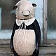 Монохром. Мягкие игрушки. Вера Кондратьева (hmdolls). Ярмарка Мастеров.  Фото №4