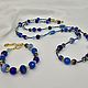 Длинные бусы «Azure dream». Бусы. Olga Kokina_jewelry. Ярмарка Мастеров.  Фото №8