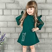 Детское платье-туника в полоску "Ariana"