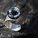 Silver ring ' the Stone Flower ', Rings, Moscow,  Фото №1