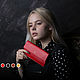 Buy women's wallet made of genuine leather ' Flat', Wallets, Moscow,  Фото №1