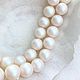 12 мм. Жемчуг Swarovski 5810. Pearlescent White, Кристаллы, Москва,  Фото №1
