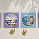 Panel circle: Seascape. Panels. FavoriteStitch. My Livemaster. Фото №5