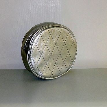 Сумки ручной работы. Ярмарка Мастеров - ручная работа Сумка кожаная " Серебро". Handmade.